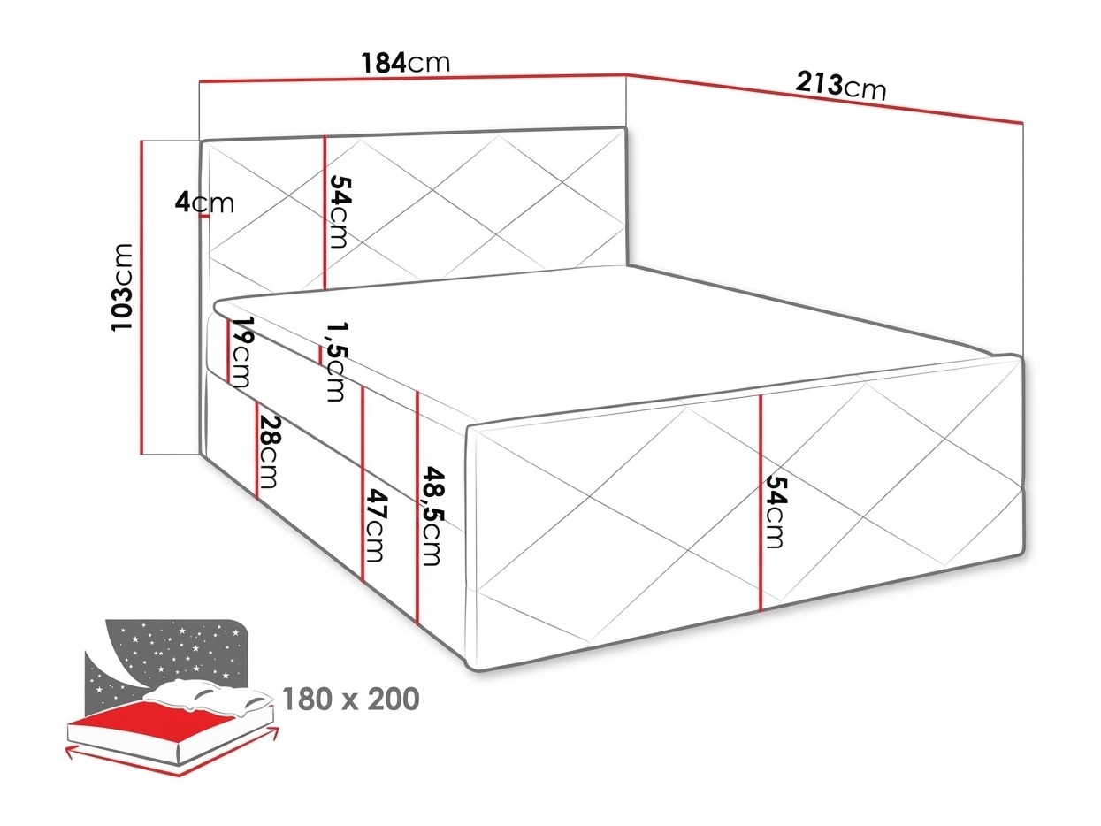 Boxspringbett Mons (Soft 032)