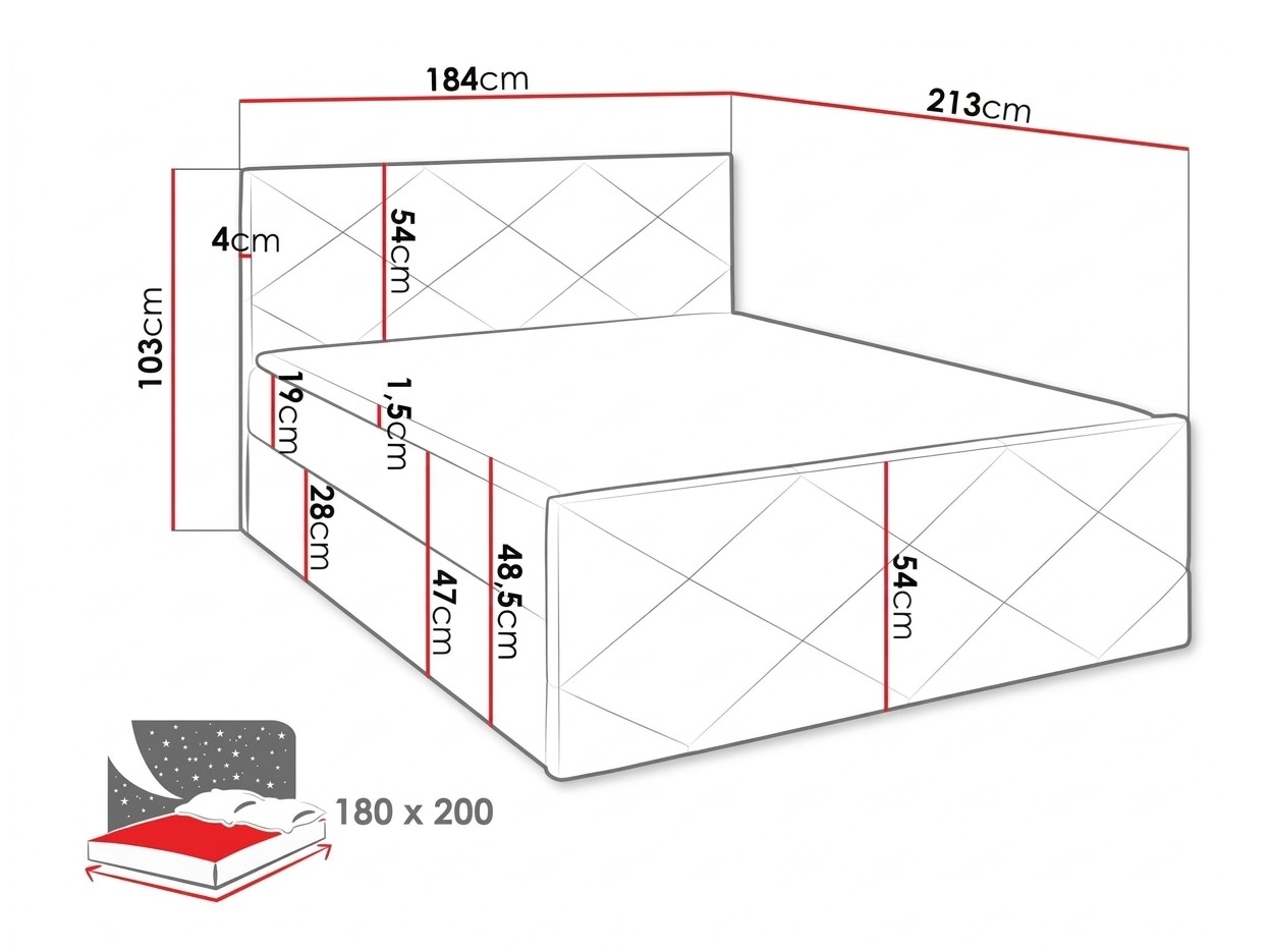 Boxspringbett Mons (Soft 033)