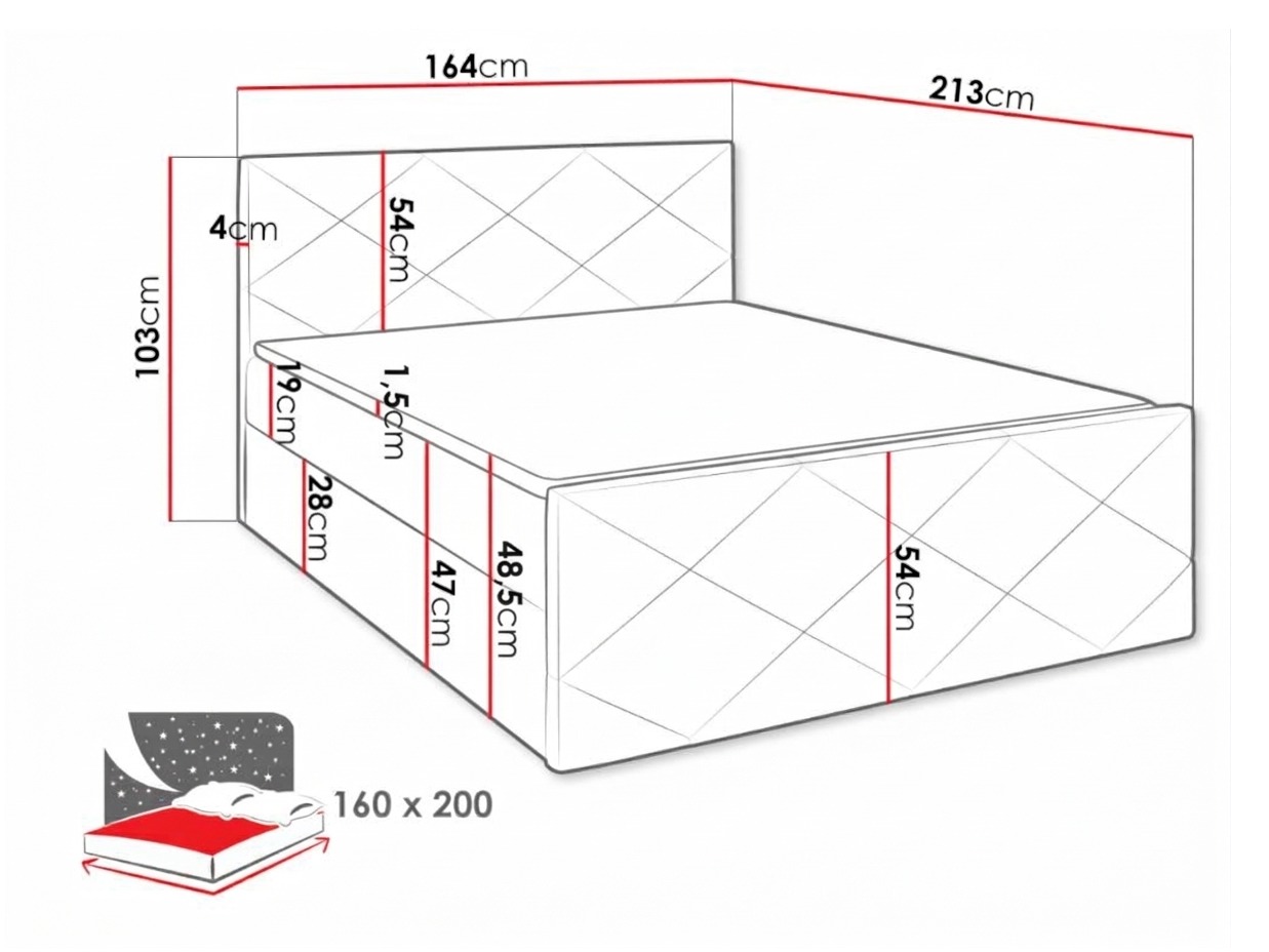Boxspringbett Mons (Zetta 302)
