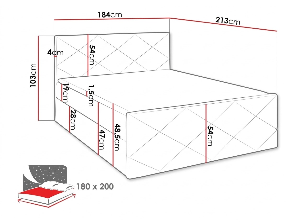Boxspringbett Mons (Zetta 302)