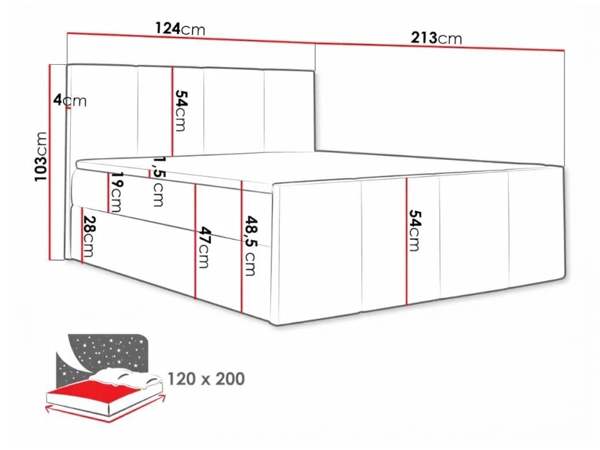 Boxspringbett Ventus (Soft 010a)