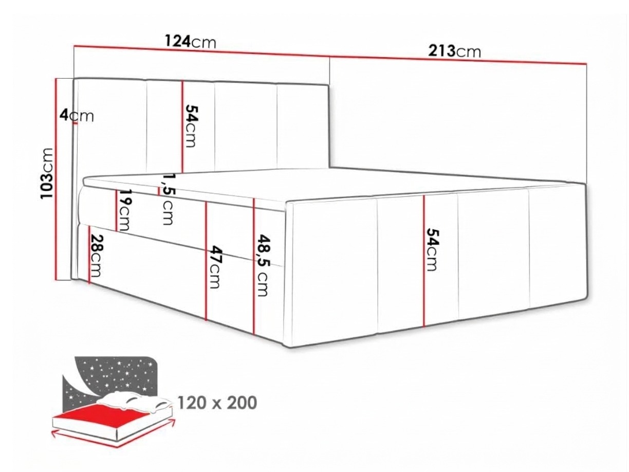 Boxspringbett Ventus (Soft 017)