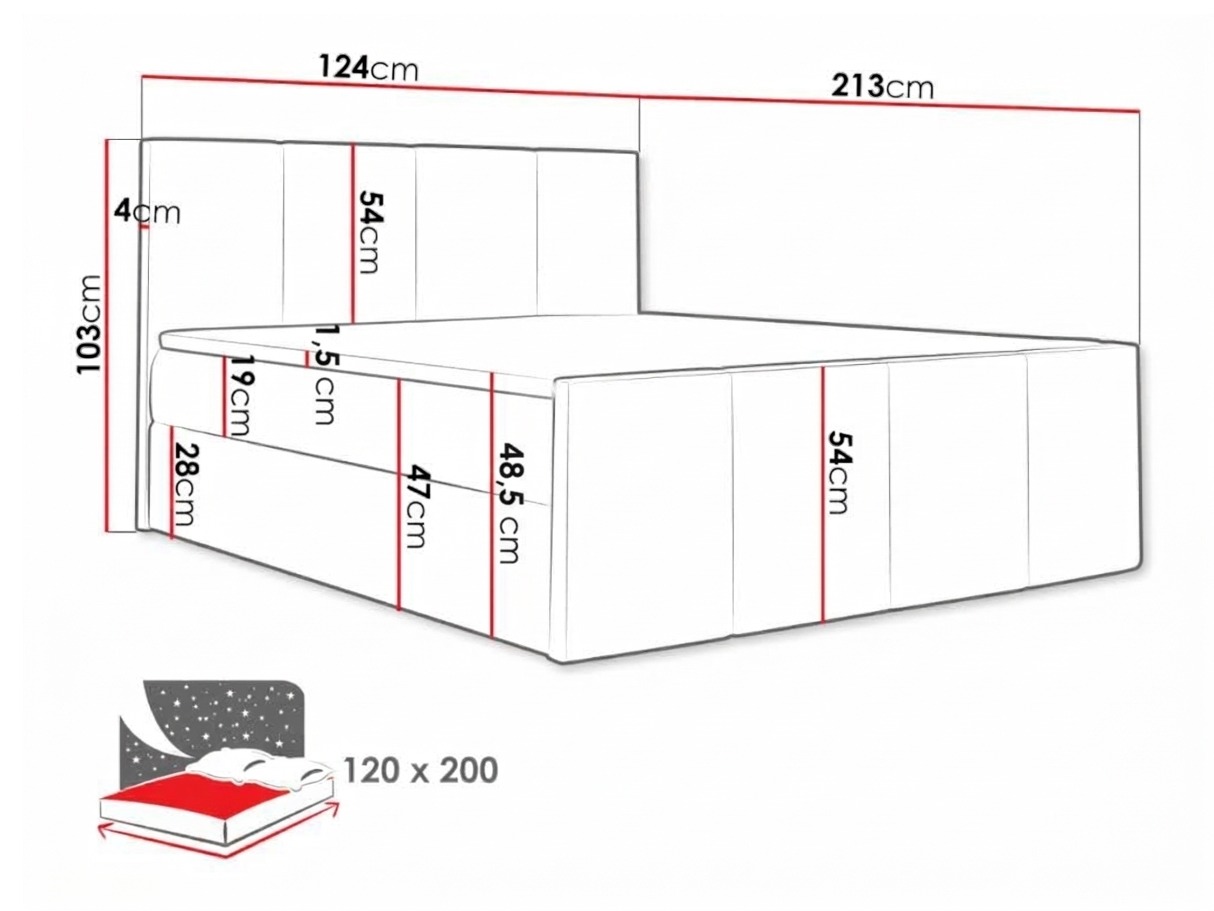 Boxspringbett Ventus (Soft 033)