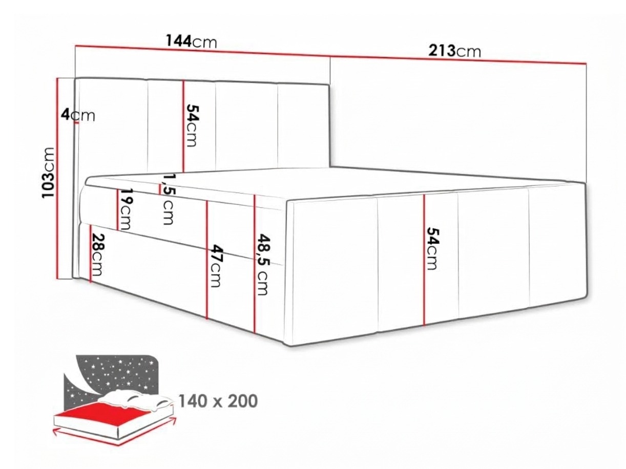 Boxspringbett Ventus (Soft 033)