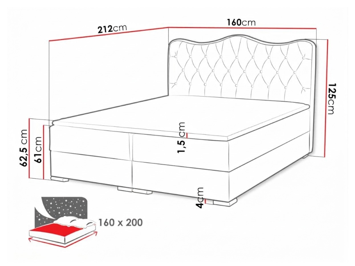 Boxspringbett Tectum (Soft 010A)