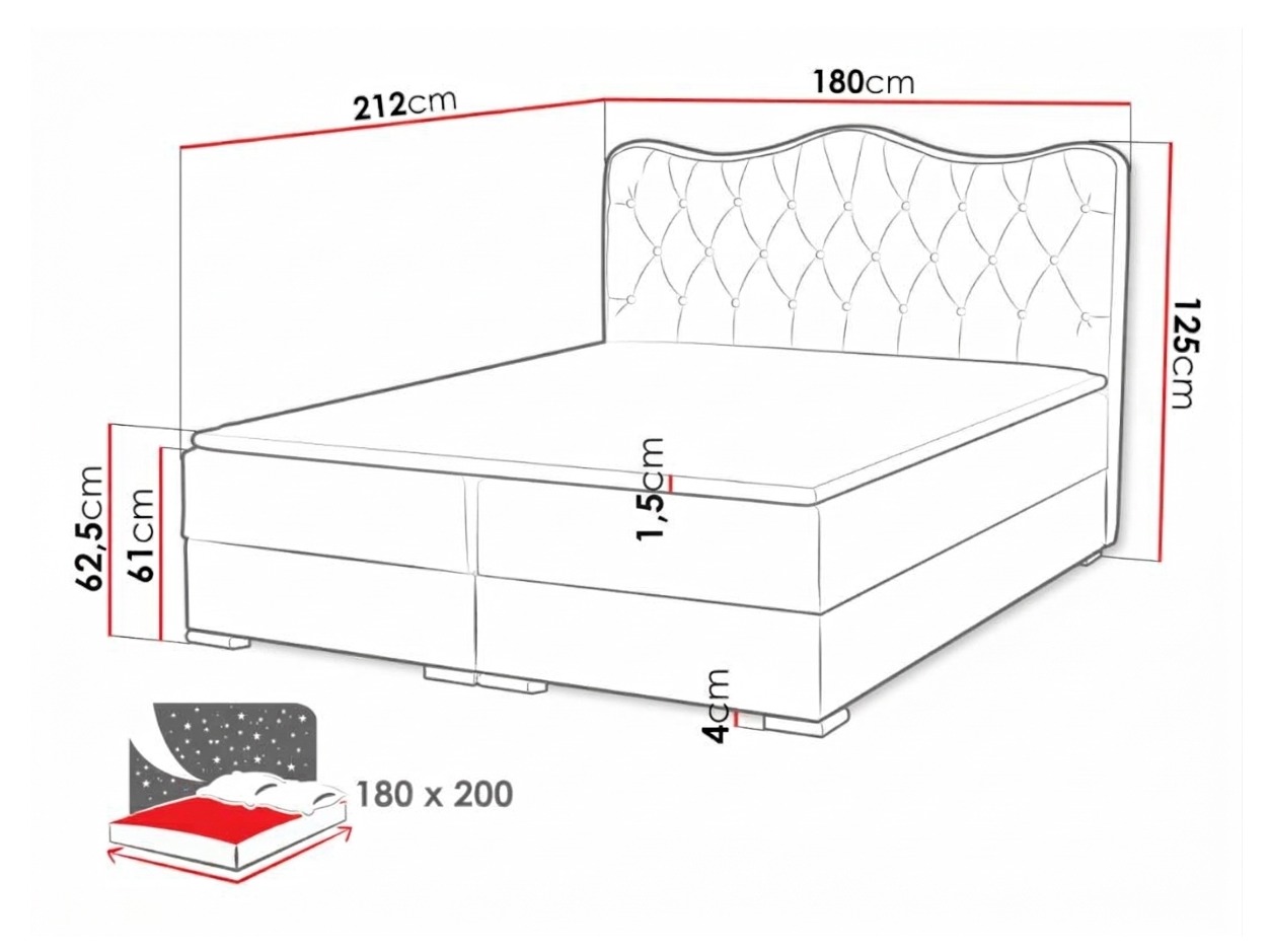 Boxspringbett Tectum (Soft 010A)