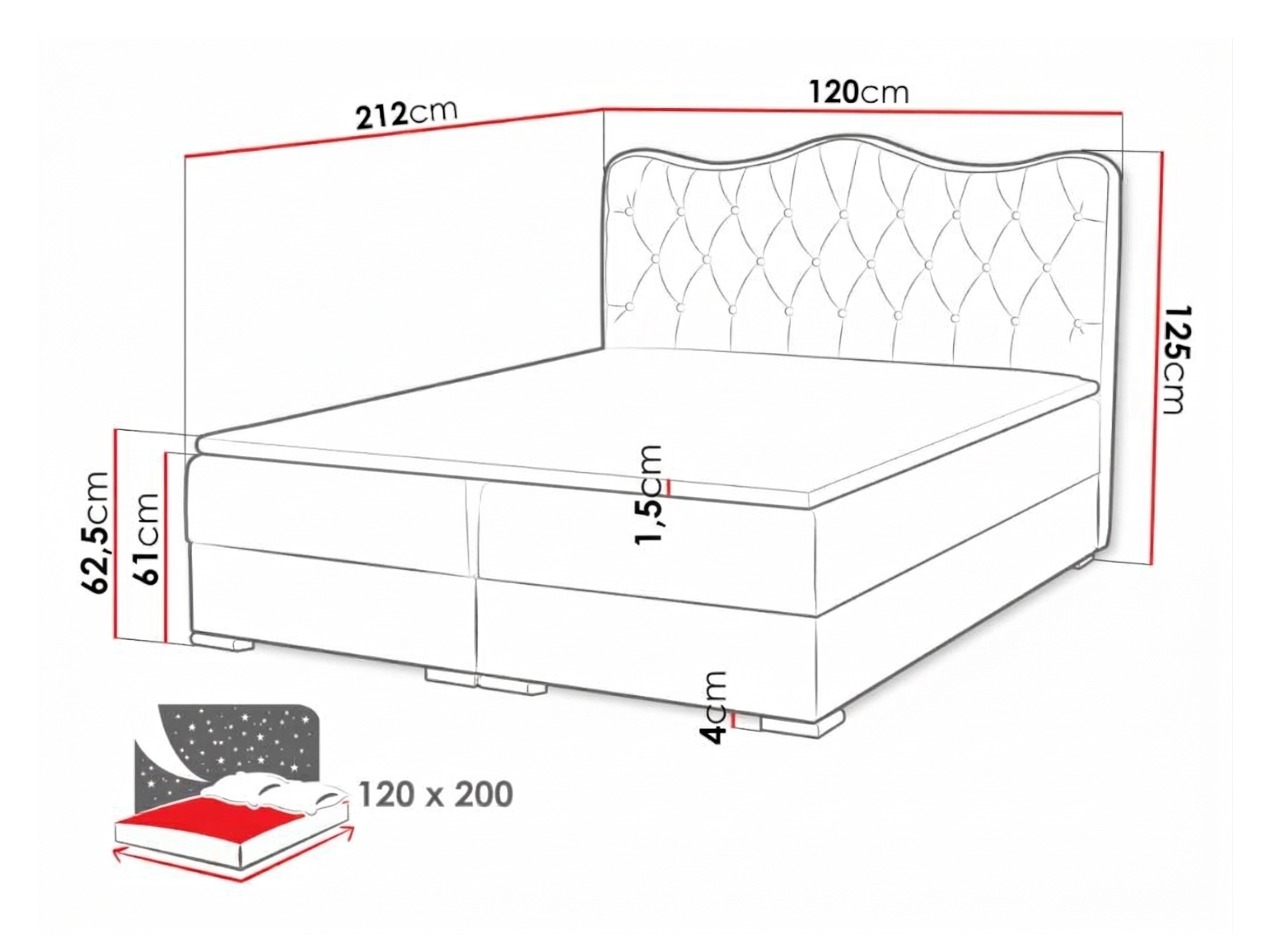 Boxspringbett Tectum (Soft 011)