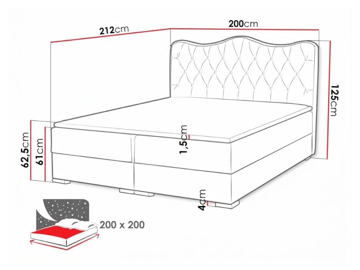 Boxspringbett Tectum (Soft 011)