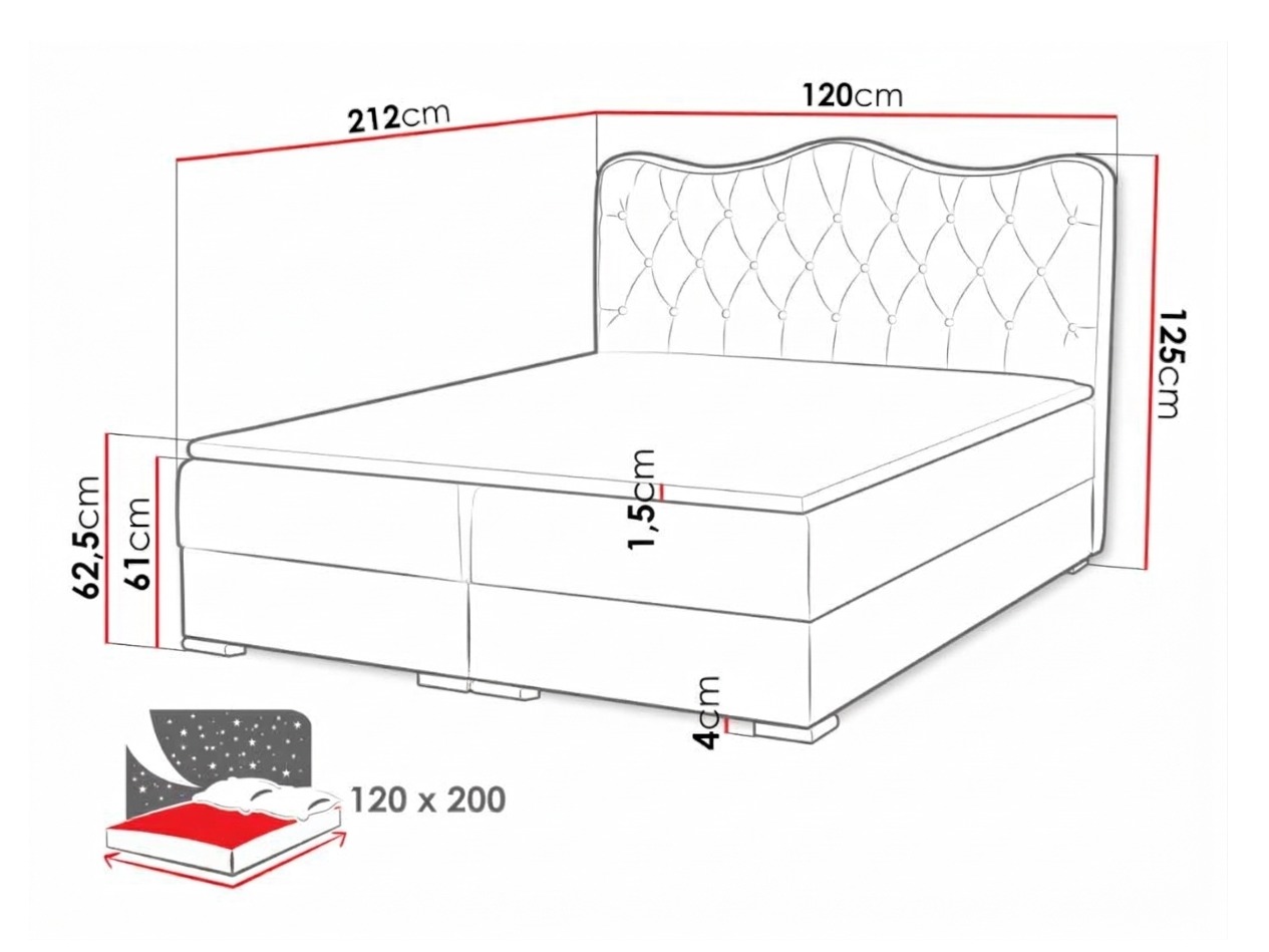 Boxspringbett Tectum (Soft 020)