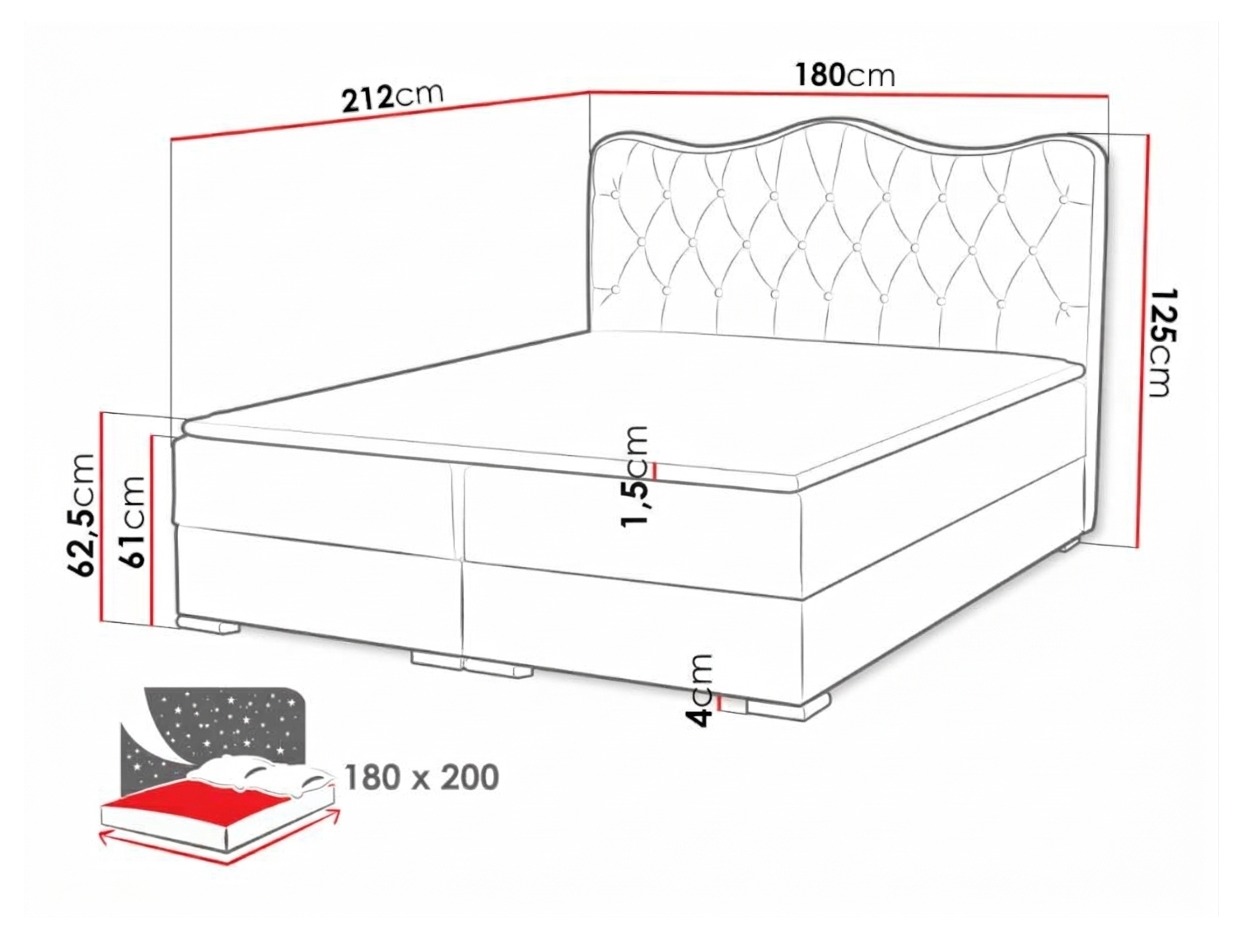Boxspringbett Tectum (Soft 020)