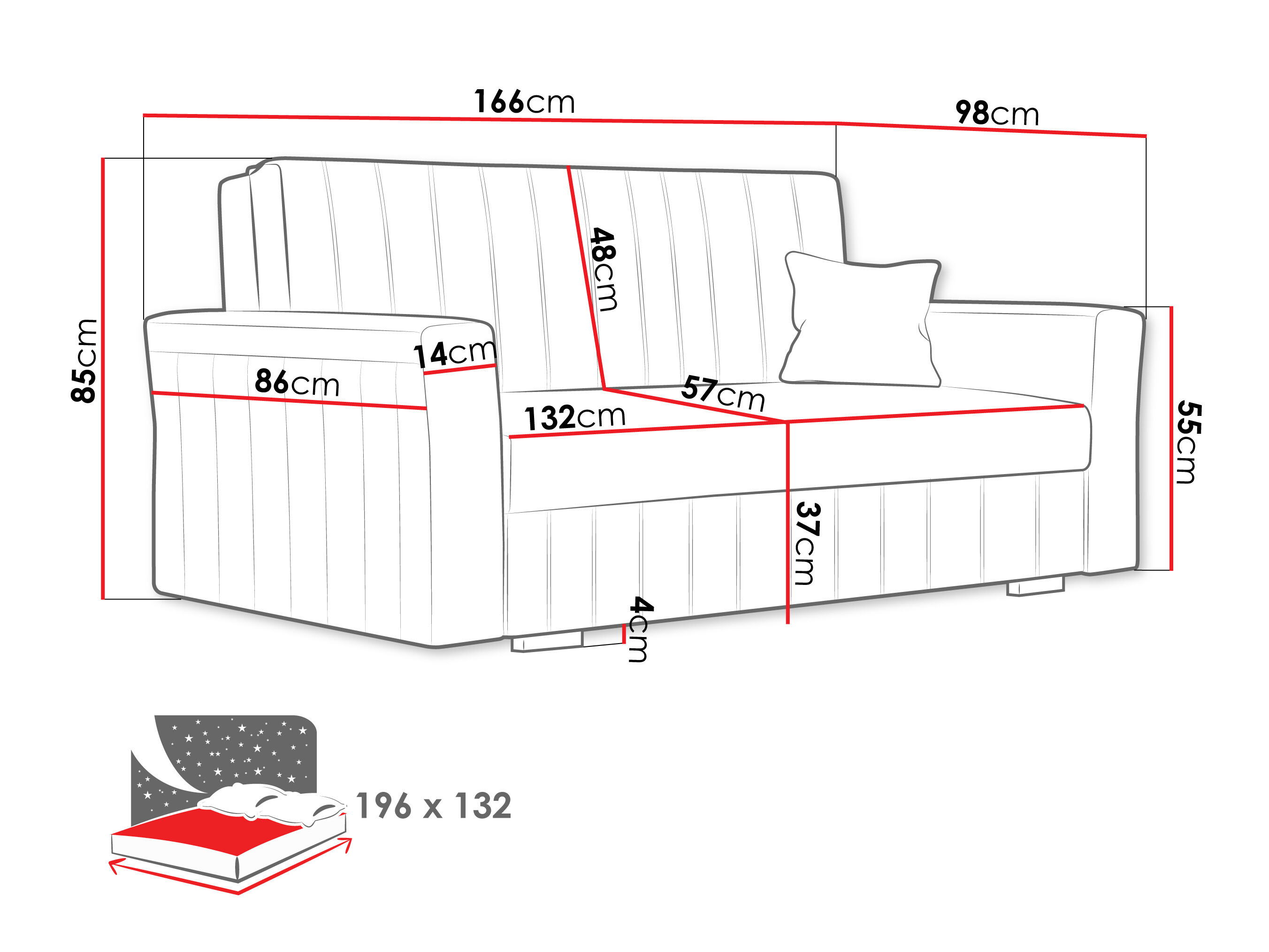 Schlafsofa SD3663