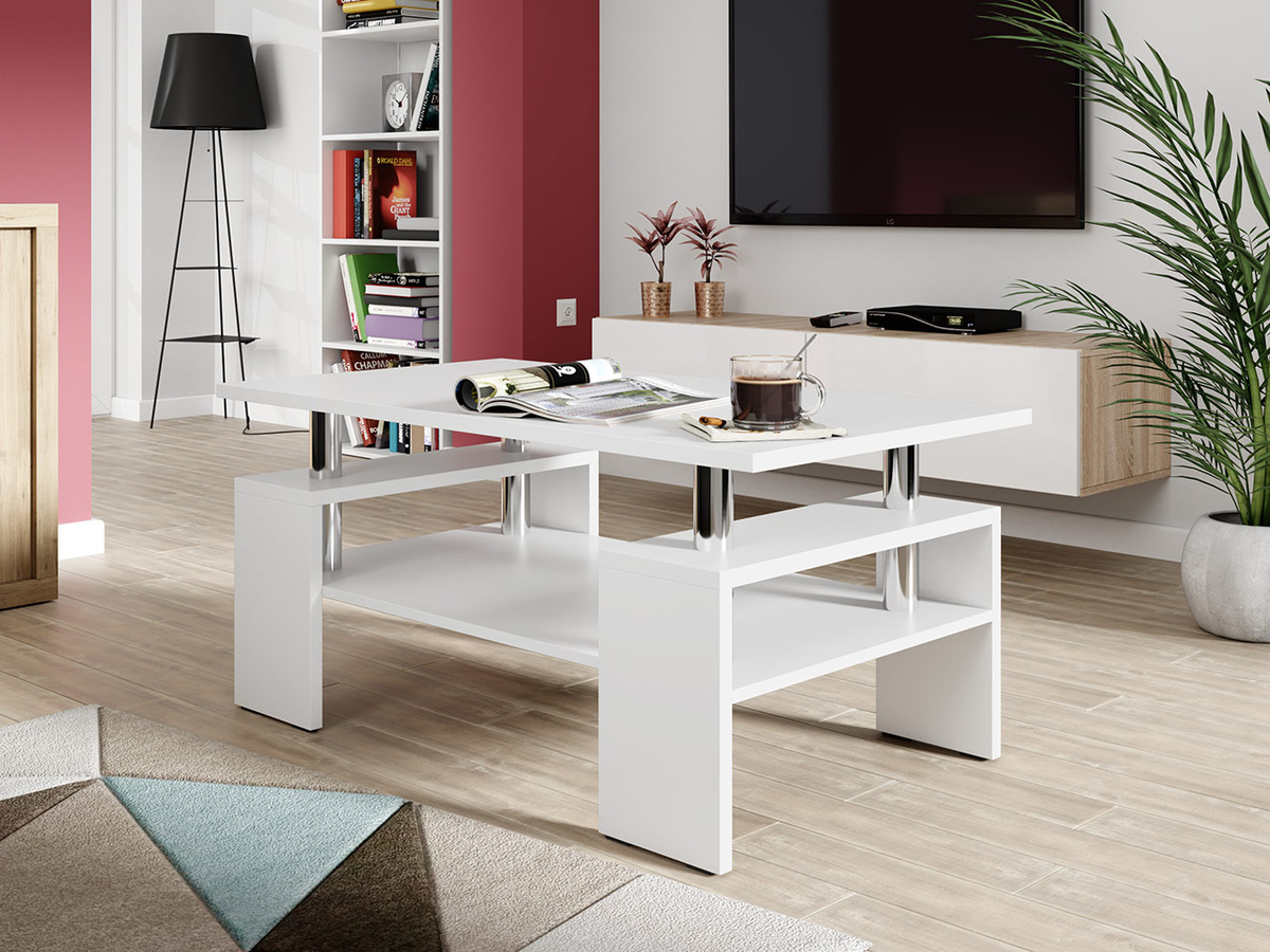 Couchtisch Fortunal (Weiss)