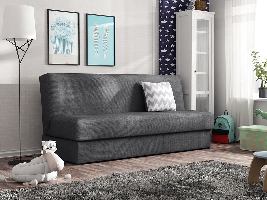 Schlafsofa Columbus 119 (Enjoy 24 + Graues Muster)